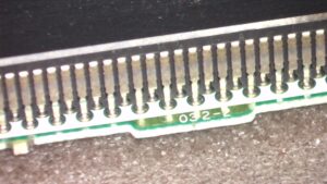 Gameboy Advance cartridge slot connector
